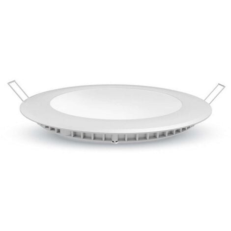 Plafonnier LED Rond Extra Plat 18W 1350lm 144W 225mm Blanc Naturel