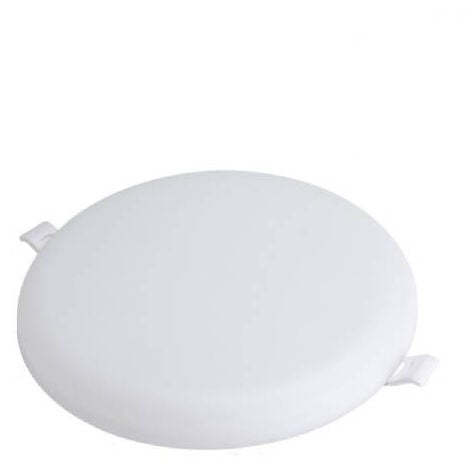 Plafonnier LED Rond 18W Extra Plat Encastrable Sans Cadre Blanc Chaud