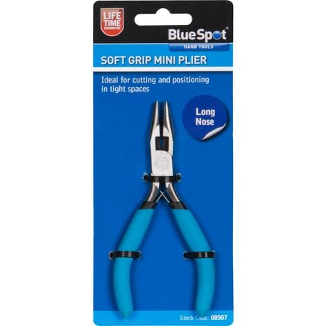 Bluespot Soft Grip Mini Long Nose Plier