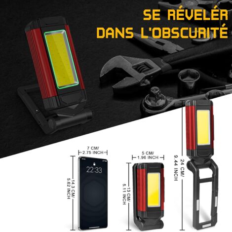 Lampe De Travail Rechargeable Puissante Baladeuse Led Lampe Atelier