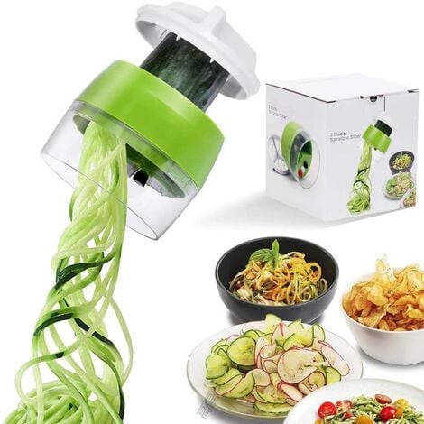 Coupe Légumes Coupe légume Spiralizer 4 en 1 Spaghetti Légume