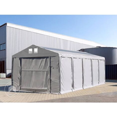 Lagerzelt 8x12 m Zelthalle Industriezelt mit Oberlicht 3 6m Seitenhöhe