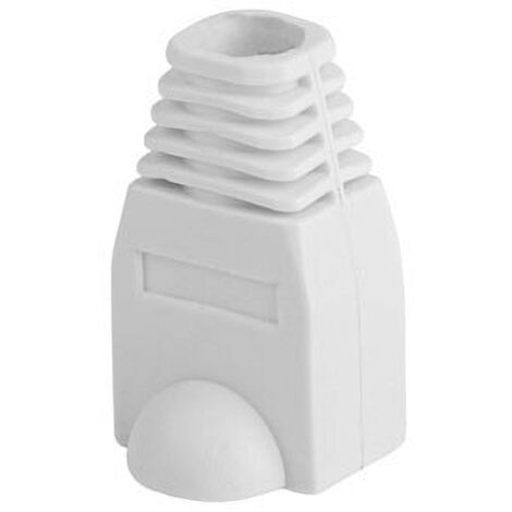 Housse de protection en PVC pour connecteur RJ45 en blanc 100 unités de