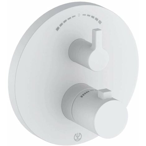 Kludi Nova Fonte Mitigeur thermostatique encastré 2 sorties blanc