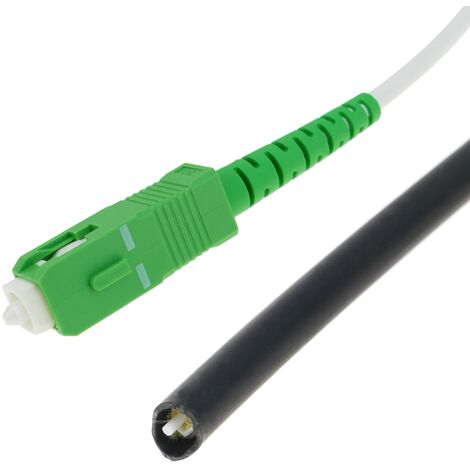 CableMarkt Glasfaserkabel SC APC Single Mode Simplex G657A2 9 125