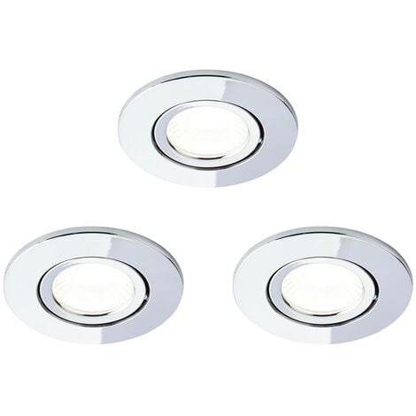 Litecraft Recessed Downlights Fire Rated Tiltable Led Spotlight In