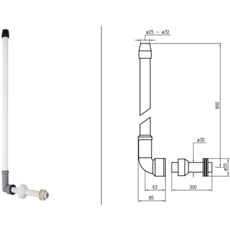 Struttura Ad Incasso Completa Con Flussometro Elettronico Wc Con