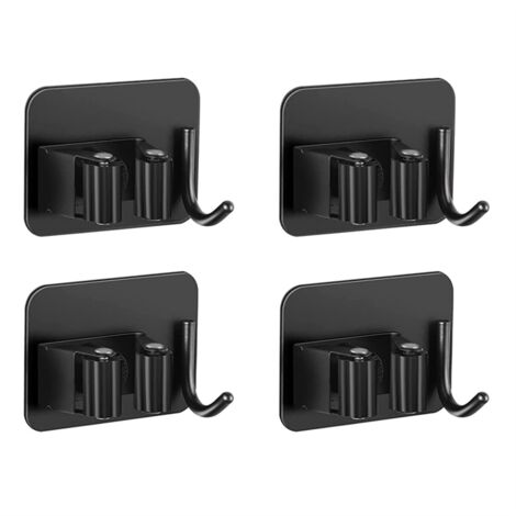 Lot de 4 Supports Muraux pour Support Super Anti DéRapant Vadrouille