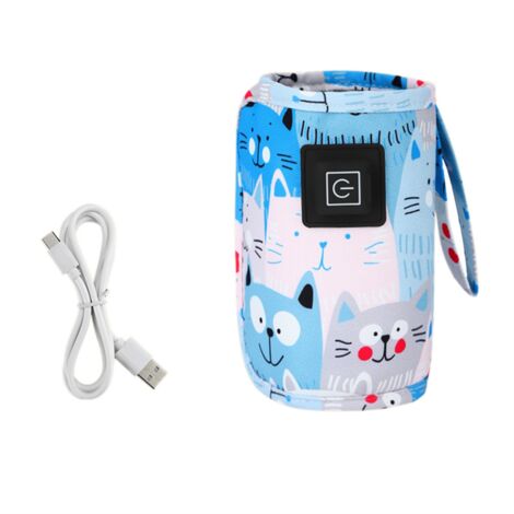 Chauffe à Lait USB Poussette de Voyage Sac Isotherme Chauffe Biberon