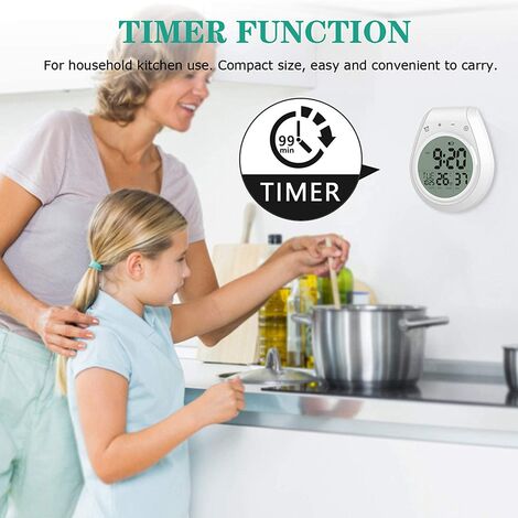 Horloge De Douche Num Rique Tanche Minuterie De Salle De Bain