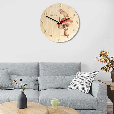 Horloge Murale A Quartz Horloge Originale D Art Silencieuse De Simple