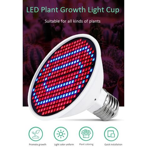 E27 300Leds Plante éLèVent la Lampe Led Ampoules de Croissance à