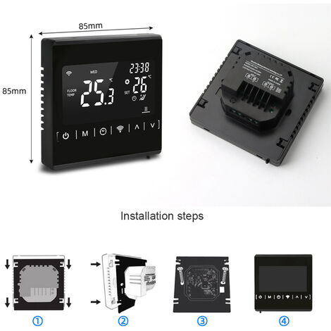 Thermostat Intelligent WiFi 1823 16A TempéRature de Chauffage