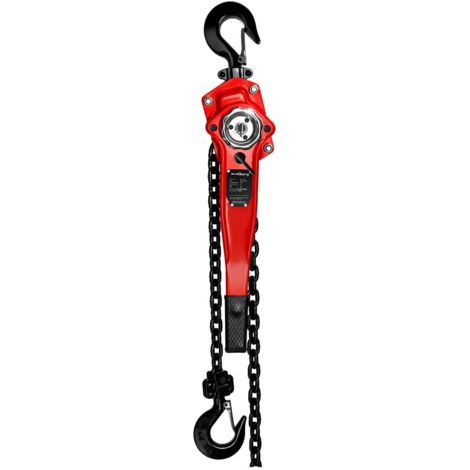 Lever Hoist Chain Block Ratchet Hoist Steel Lift Lower Safety Catch