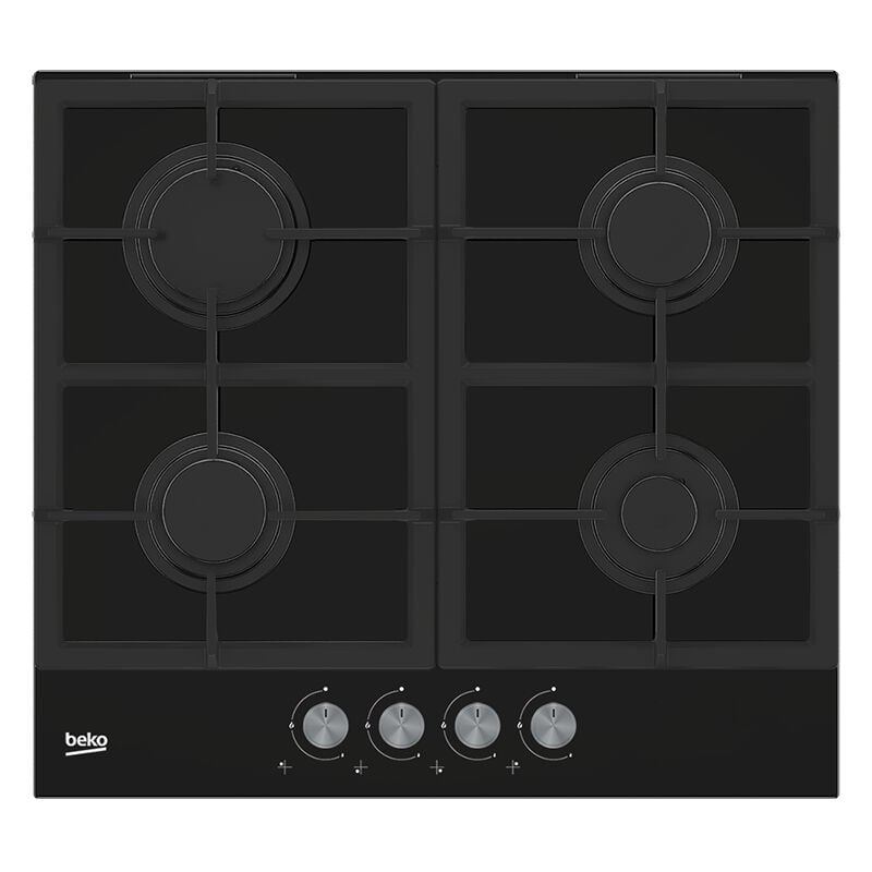 Beko HILG 642C5 SB Negro Integrado 60 Cm Encimera De Gas 4 Zona S