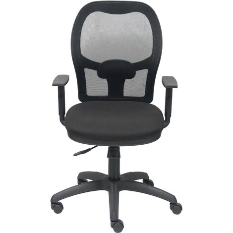 Silla Jorquera Malla Negra Asiento Bali Negro Con Traslack