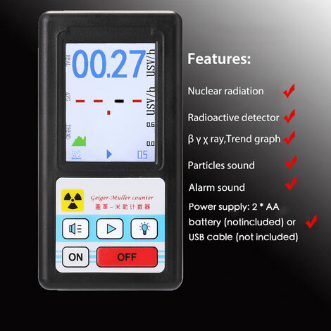 Compteur Geiger Portable Multifonctionnel D Tecteur De Rayonnement