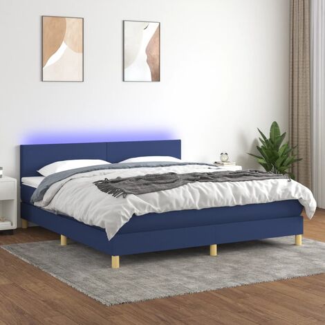 Boxspringbett Mit Matratze LED Schlafzimmerbett Hotelbett