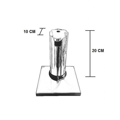 Dispenser Erogatore Sapone Gel Con Fotocellula Sensore In Acciaio Inox