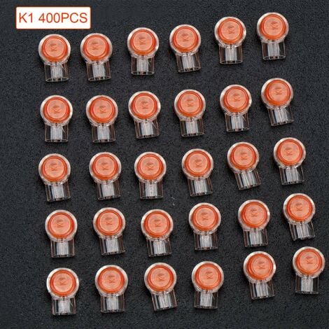 Lot de 400 connecteurs UY Butt Splice de type K1 pour câble de données