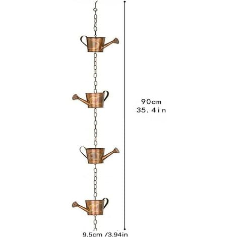 47 Chaîne de Pluie chaîne de Pluie pour gouttières Cadeau d art du