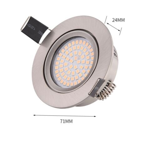 X W Spot Led Encastrable Complete K Blanc Chaud Equivaut W