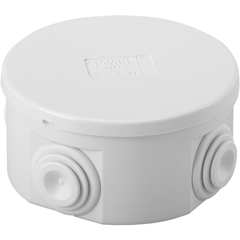 Gewiss GW 44002 Boîte de jonction avec couvercle à pression IP44 80X40