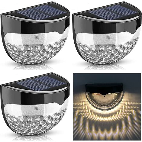 4er Pack Solar LED Leuchten wasserdichte Ip65 Solarleuchten für Außenzäune