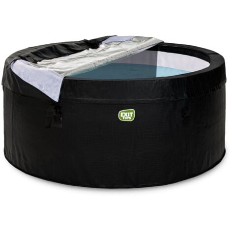 EXIT Leather Premium Whirlpool 2 Personen Schwarz