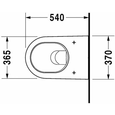 Duravit Starck Wc Suspendu Mm X Mm Blanc Toilette Aved