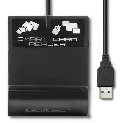 Qoltec Lecteur De Carte Puce Intelligent Smart Id Scr Usb