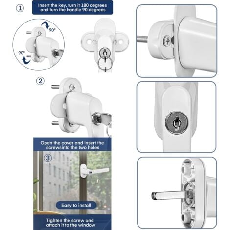 Liferun Teile Lockbarer Fenstergriff