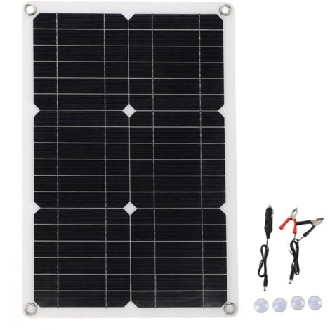 SJLERST Panneau Solaire Portatif De 18V 20W Panneau De Charge Solaire