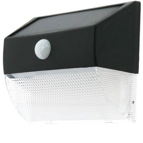 Iluminashop Aplique Led Solar W Con Sensor Movimiento Ip Blanco