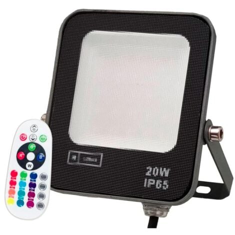 IluminaShop Foco Proyector LED SMD Chip Osram Mini On 20W RGB