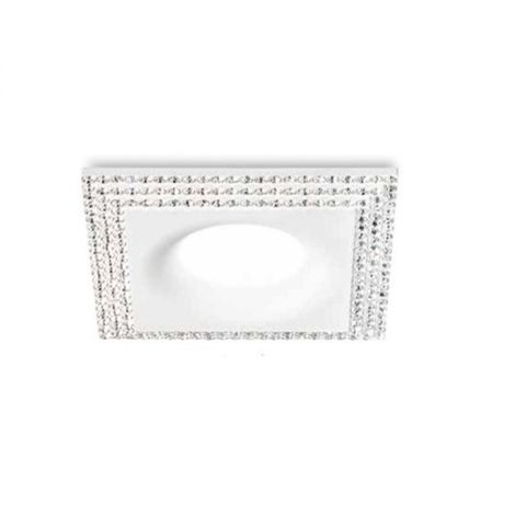 Faretto Incasso Alluminio Gea Led Coralie Gfa Led Spot Strass Bianco