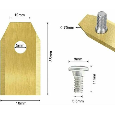 Ensemble De 45 Lames De Tondeuse En Titane Lames De Rechange Pour