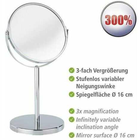 Ulisem Miroir grossissant x3 Assisi miroir grossissant sur pied Ø 16