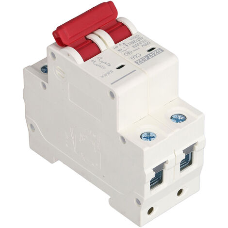 Ej Life DC Mini Disjoncteur DC 500V 50A 2P Isolateur pour Système