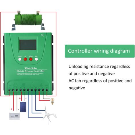 Ej Life Contr Leur De Charge Hybride Solaire Olien V V Avec