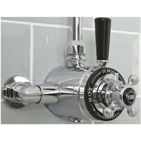 Milano Elizabeth Traditional Dual Exposed Thermostatic Mixer Shower