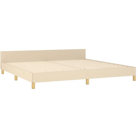 Cama Con Cabecero Moderno Estructura Cama Para Adulto De Tela Color