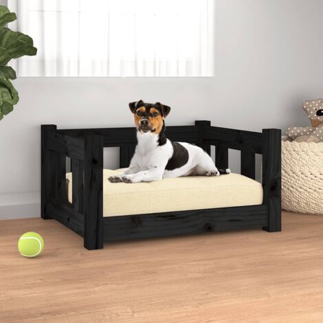 Cama Para Mascotas Cama Para Perros Madera Maciza De Pino Negro X