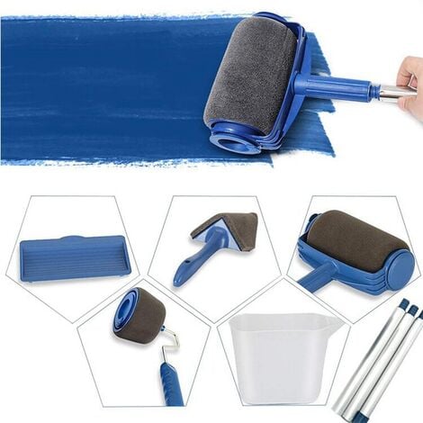 Rouleau de Peinture avec réservoir Anti Goutte Rechargeable et Manche