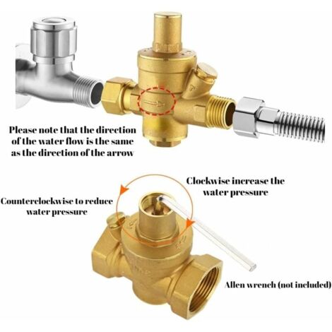 Choyclit Dn R Gulateur Reducteur De Pression D Eau R Glable Vanne De