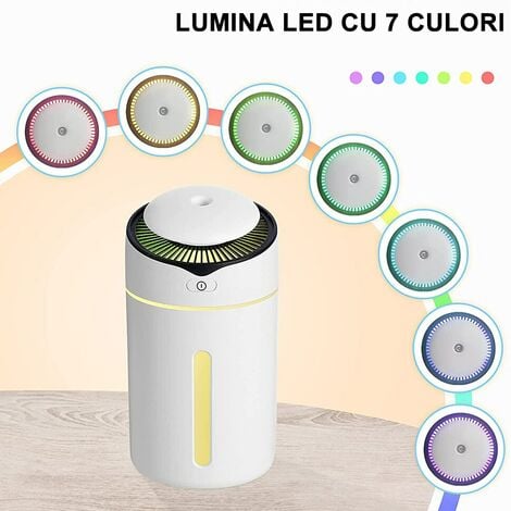 Humidificateur Ultrasons Ml Led Modes Couleurs Arr T