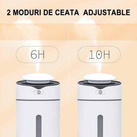 Humidificateur Ultrasons Ml Led Modes Couleurs Arr T