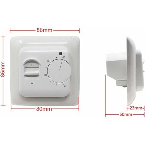 Manuel Thermostat D Ambiance Chauffage Au Sol Electrique Avec Sonde Ac