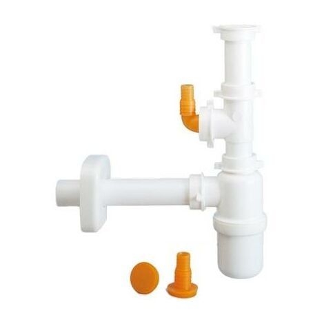 Siphon Bouteille Pour Vier V Avec Connexion Lave Vaisselle Orizz