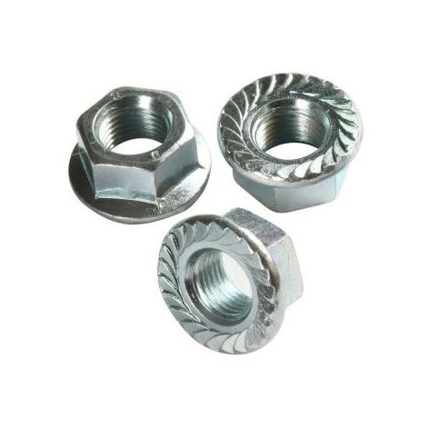 M A T Stainless Steel Serrated Flange Nut Din